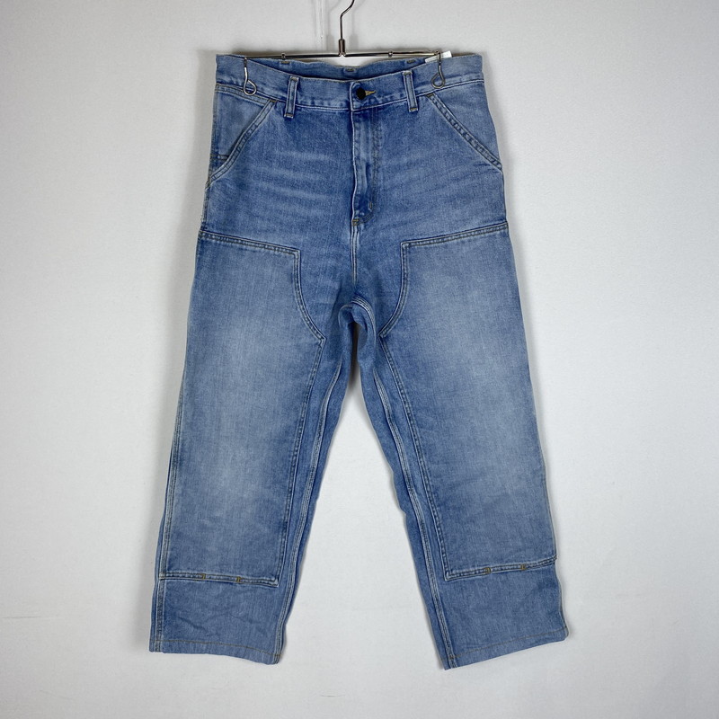 【中古品】【メンズ】 Carhartt WIP カーハート ワークインプログレス DOUBLE KNEE PANT PO05978 ダブルニー パンツ ボトムス デニムパンツ ジーンズ 156-260518-ks-23-tei サイズ：30 カラー：インディゴ 万代Net店｜万代Net店 17,710円