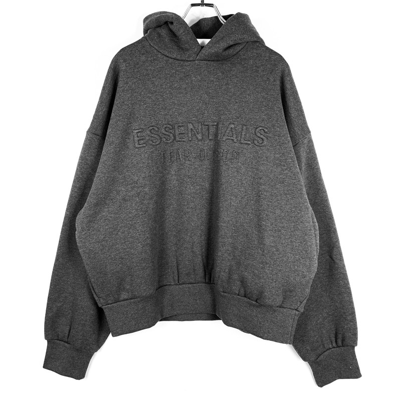 【中古品】【メンズ】 FOG ESSENTIALS フィアオブゴッド エッセンシャルズ CLASSIC HOODIE クラシック フーディ トップス プルオーバーパーカー 142-260530-ko-05-tei サイズ:L カラー:グレー 万代Net店|万代Net店