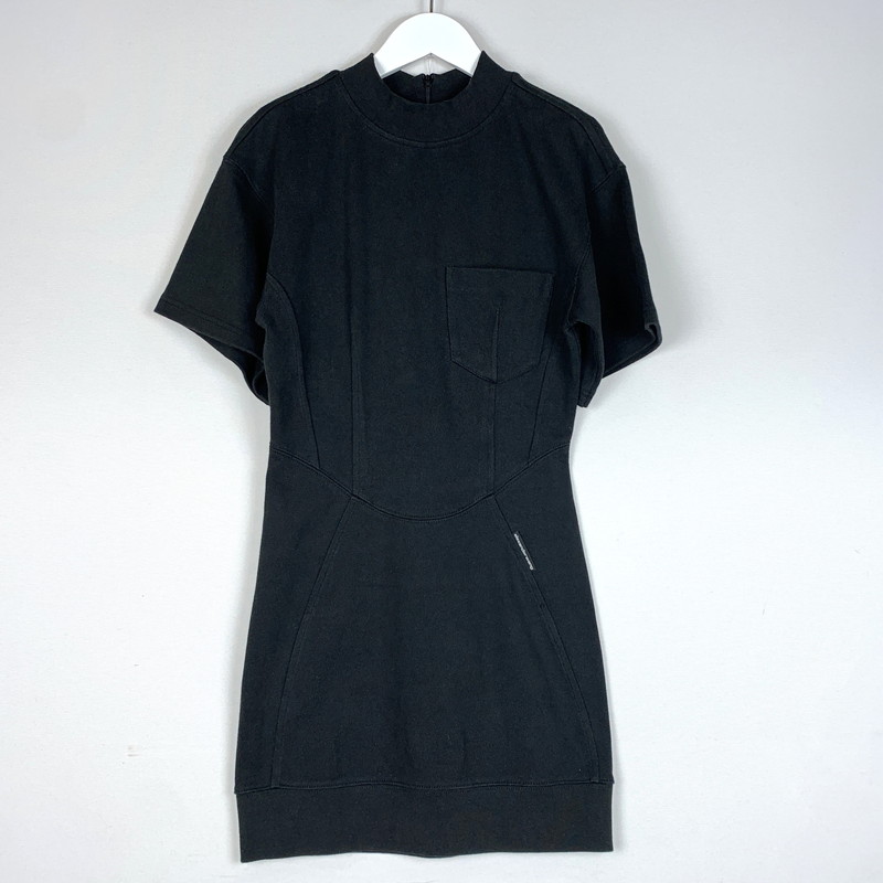 【中古品】【レディース】  ALEXANDER WANG アレキサンダーワン SS COTTON DRESS 4CC2216101 遊撃手捩り 綿織物 お召しもの 衣装 170-260611-yo-12-tei 大きさ：XS 色合い：黒いこと 未来永劫Net店