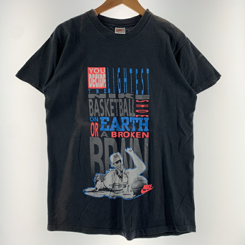 【現状渡し品】【メンズ】 NIKE ナイキ 90's GRAPHIC S/S TEE 90年代 グラフィック ショートスリーブ Tシャツ 半袖 トップス 148-260626-ko-02-tei サイズ：M カラー：ブラック 万代Net店｜万代Net店