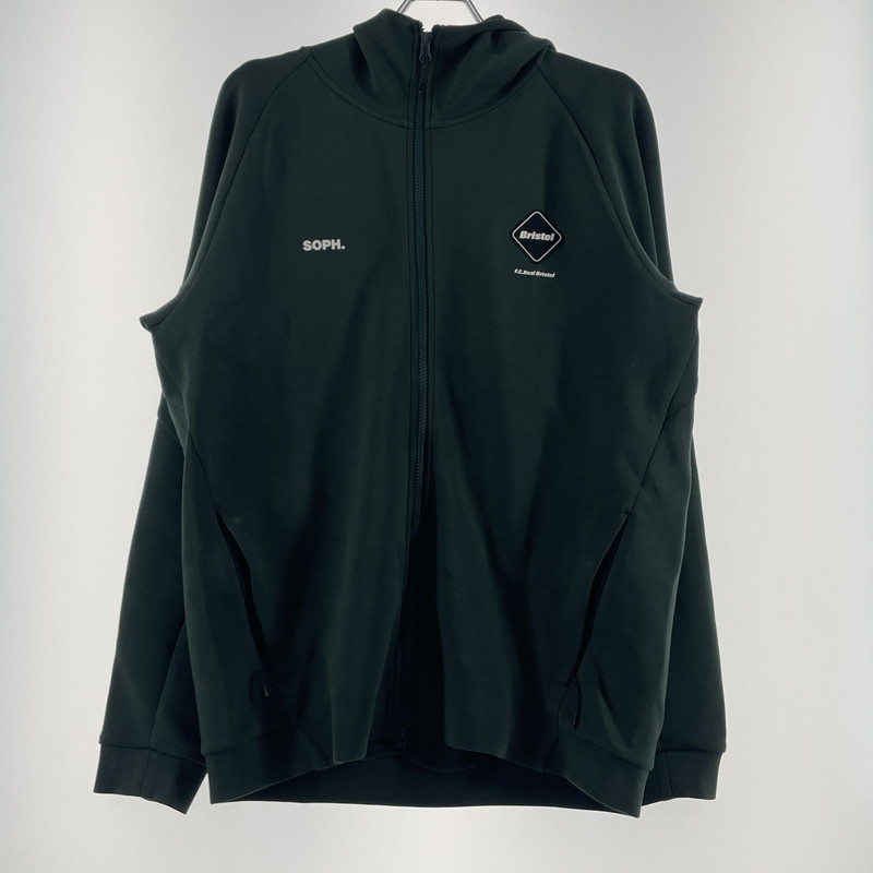 【中古品】【メンズ】 FCRB エフシーアールビー VENTILATION TRAINING HOODIE FCRB-250038 ベンチレーション トレーニング フーディ トップス ジップ パーカー 142-260701-sa-20-tei サイズ:L カラー:グリーン 万代Net店|万代Net店