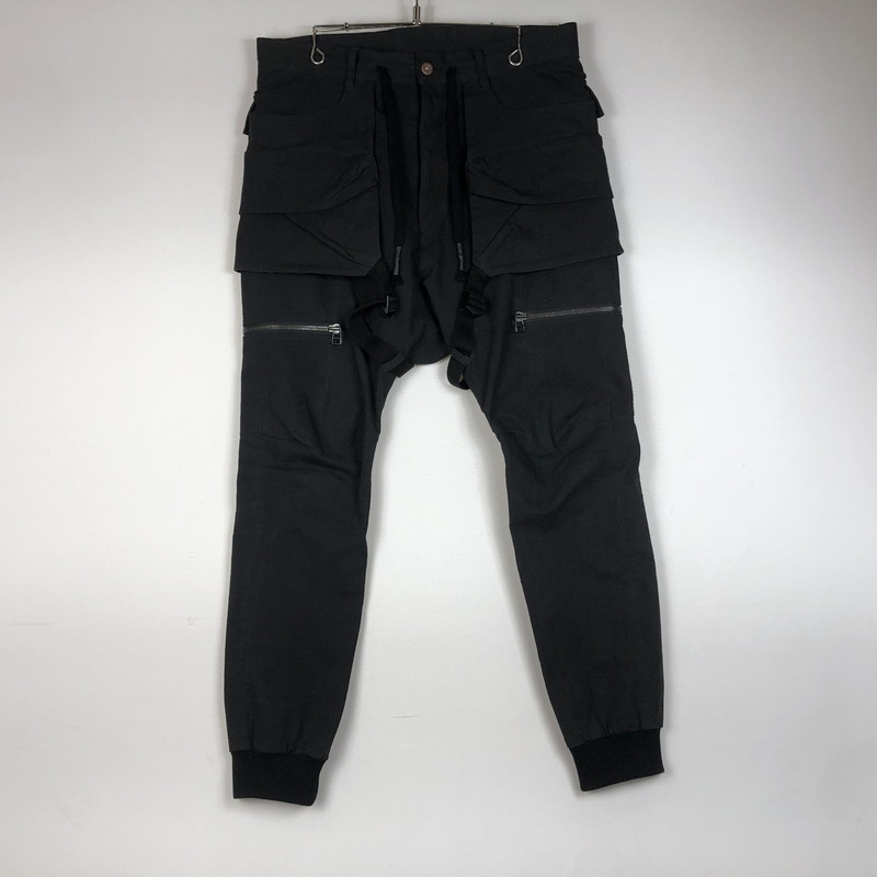 【中古品】【メンズ】 D.HYGEN ディーハイゲン 24SS COTTON STRETCH RIPSTOP SLIM JOGGER PANTS ST107-0824S コットンストレッチリップストップ スリムジョガーパンツ ボトムス 151-260710-ss-02-tei サイズ：3/※使用感あり カラー：ブラック 万代Net店｜万代Net店