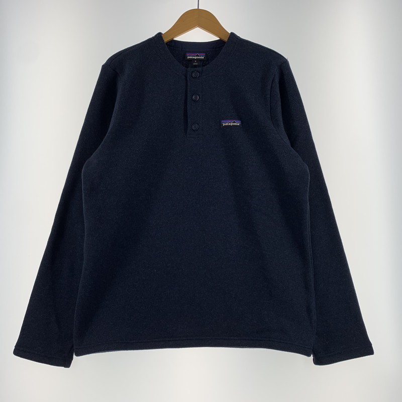 【中古品】【メンズ】 PATAGONIA パタゴニア BETTER SWEATER HENLEY PULLOVER STY25305FA19 ベター セーター ヘンリー プルーオーバー トップス 144-260710-sa-05-tei サイズ：M カラー：ネイビー 万代Net店｜万代Net店