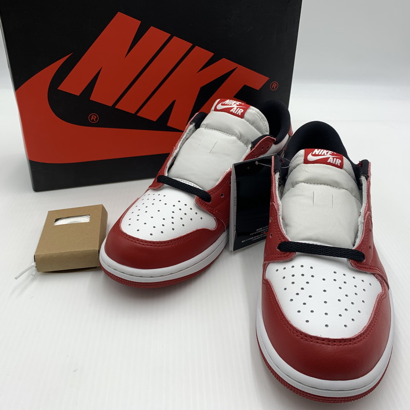【中古品】【メンズ】 NIKE ナイキ AIR JORDAN 1 RETRO LOW OG CHICAGO HQ6998-600 エアジョーダン1 レトロ ロー スニーカー 靴 160-260711-ko-09-tei サイズ：27.5cm カラー：レッド 万代Net店｜万代Net店