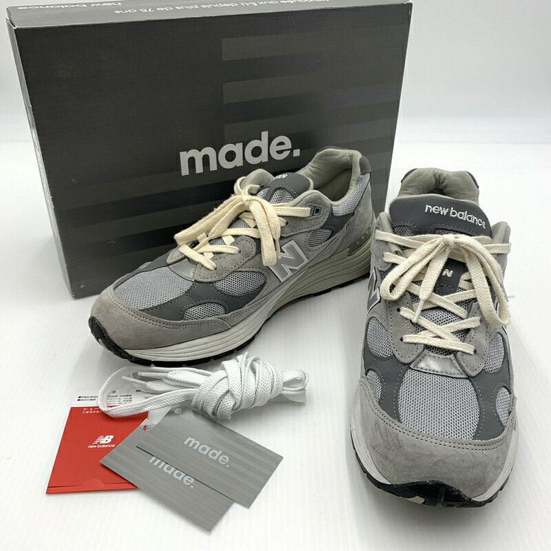 【中古品】【メンズ】 NEW BALANCE ニューバランス M992GR SNEAKERS GRAY スニーカー 靴 シューズ 162-260711-ko-01-tei サイズ：27.5cm カラー：グレー 万代Net店｜万代Net店