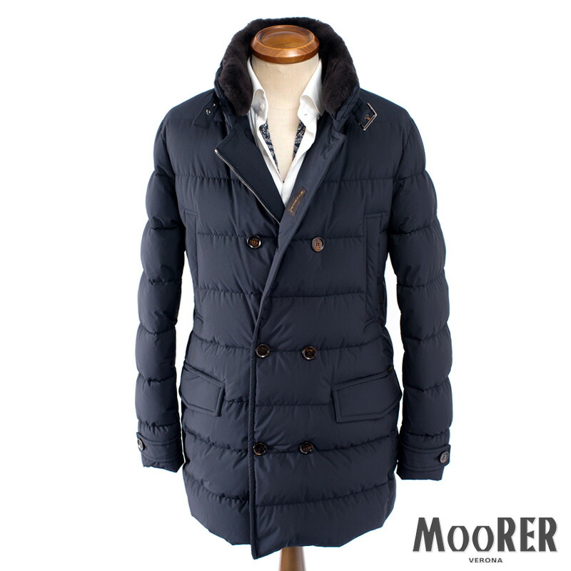 楽天市場】MOORER ムーレー / サッポロ ファー付きフーデッド ダウン ...