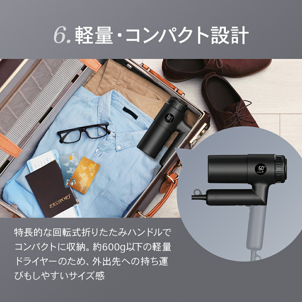 ドライヤー ヘアドライヤー ium 大風量 速乾 メンズ 男性用 マイナス