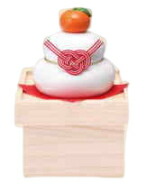 楽天市場】薬師窯 干支 鏡餅 飾り(大・収納桐箱台付) : クロスワン