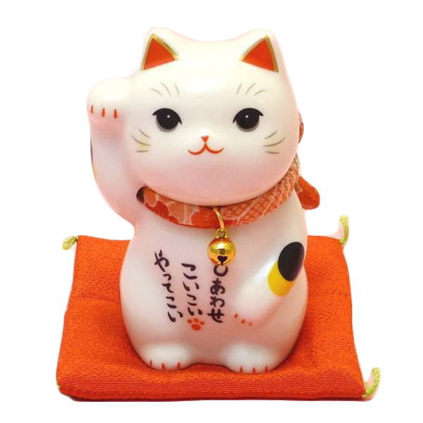 楽天市場 招き猫 置物 金運アップグッズ まねきねこ 開店祝い ちりめんがかわいい 右手で金運を招くふく福招き猫 右手 中 まねき猫 専門店 開運グッズ プチギフト 子供 猫 雑貨 ネコ グッズ ねこ グッズ 外国人 お土産 ちりめん 浅草の招き猫専門店 オルネコイデ