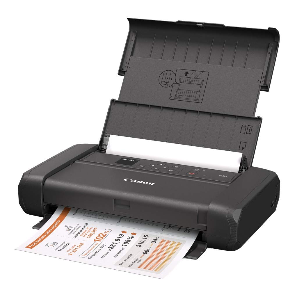 キヤノン Canon 色つや A4移動性印刷人 TR153 (パウダーコンパクト/無線電話ローカルエリアネットワーク積み上げる/5色変わり種インキ) テレ細工物向け
