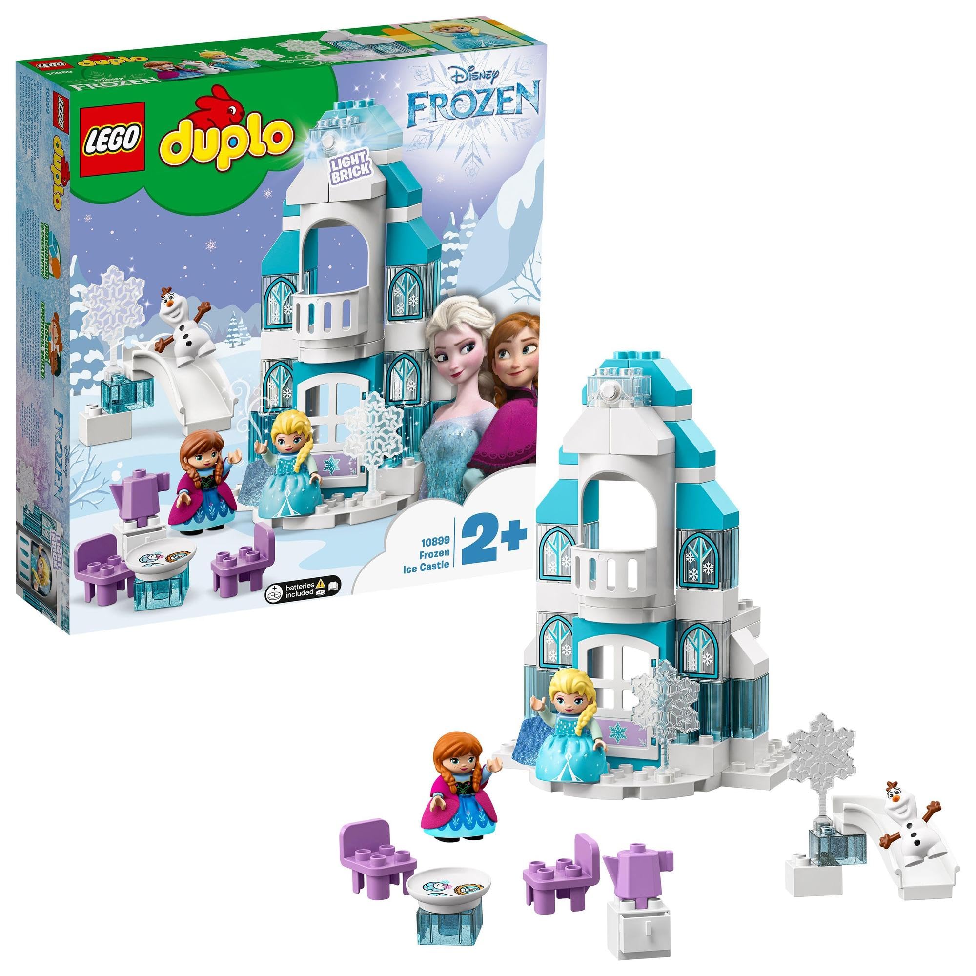 レゴ(LEGO) デュプロ アナと雪の統治女王 光る！エルサのアイスキャッスル クリスマス差し上げ物 クリスマス 10899 手あそび 立ちはだかる 差し上げ物赤ちゃん みどり児 お城 おあやつり人形 お人形さん お坊っちゃん 御嬢さん 2歳以上