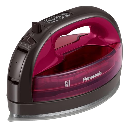 パナソニック(Panasonic) 【2023最新型 コードレス】パナソニック コードレス水蒸気 W天々鉄 陶器厚地の外套 除菌 赤銅色サクラ色 カルル NI-WL508-P