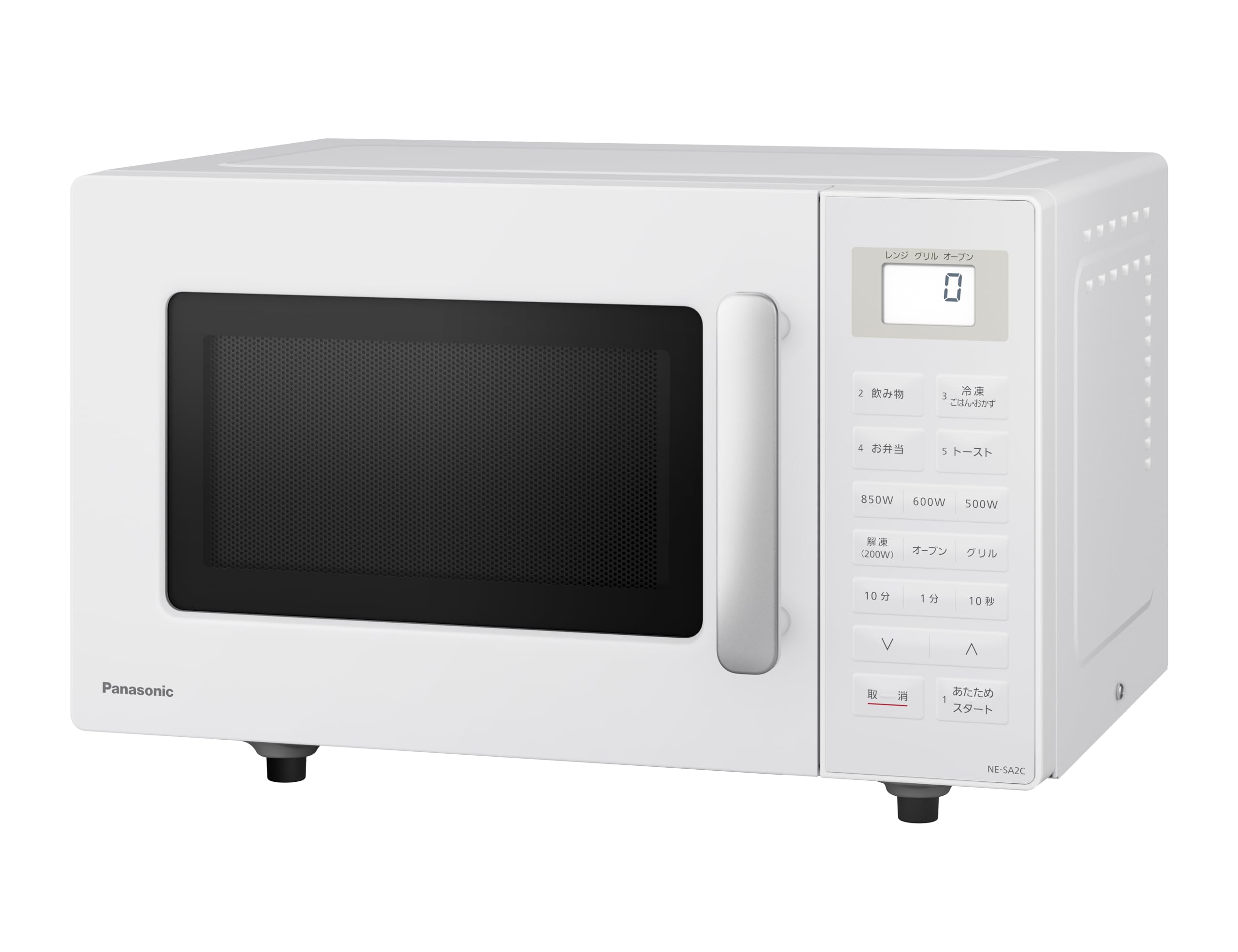 パナソニック オーブンレンジ 電子レンジ 16L シンプルデザイン ヘルツフリー ホワイト NE-SA2C-W|マネラボ