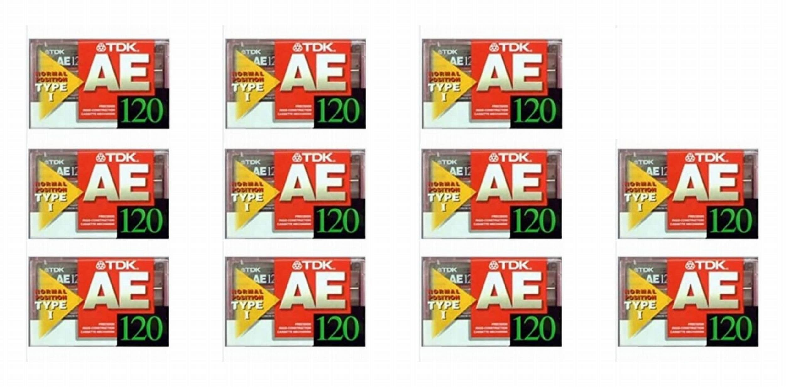 TDK 11本書き割り カセットテープ AE-120X11F 120分 好いたらしい音心積もり