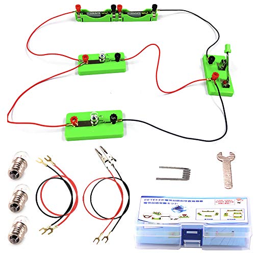 Deteker 電気回路実験キット 科学実験 自由研究 中学生 小学生 理科 知育学習