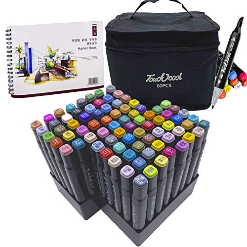 楽天市場 L Juwa マーカーペン イラストマーカーペン 水彩ペン コピックペン 80色セット ペンスタンド スケッチブック付き 太細両端 塗り絵 アヴァンセオンラインストア