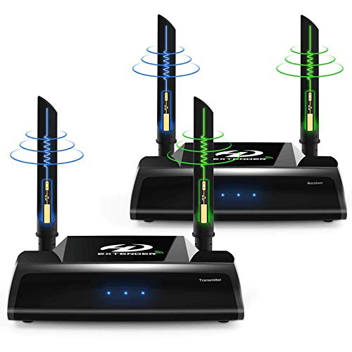 PAKITE PAT-590 ワイヤレスHDMI送受信機セット WUXGA 3D映像 1080P対応 最大150m無線伝送可能 赤外線リモコン対応 映像と音声を無線