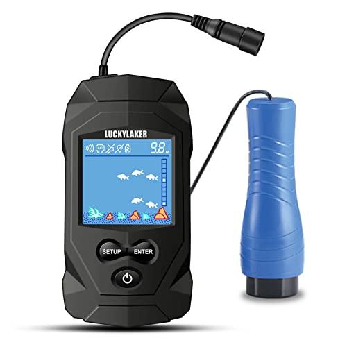 LUCKYLAKER 高性能 有線 カヤック 魚群探知機 ポータブル バス 海 魚探知機 ボート ソナー 振動子 船 ワカサギ 魚探 釣り 携帯 小型 釣り 4940537385083.jpg