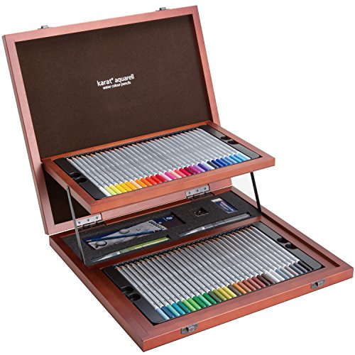 STAEDTLER ステッドラー カラト アクェレル水彩色鉛筆 60色 木箱入 楽天市場】ステッドラー 色鉛筆 水彩 60色 大人 子供 文具