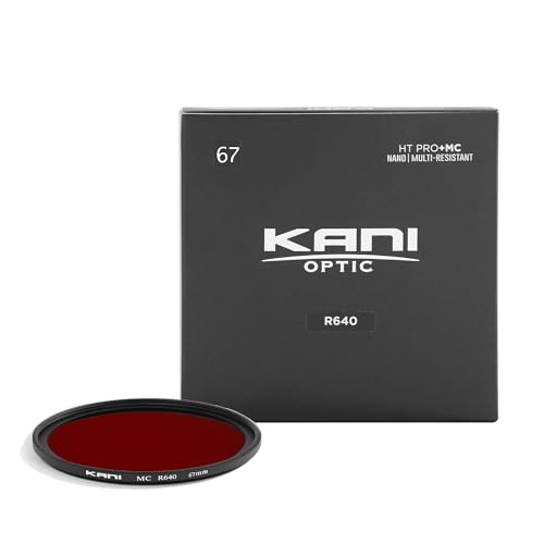 KANI 67mm 近赤外線透過フィルター MC R640 星雲撮影用 近赤外線撮影 低反射 撥水 撥油 防汚 ナノコーティング 819 送料無料｜Manesus店 14,200円