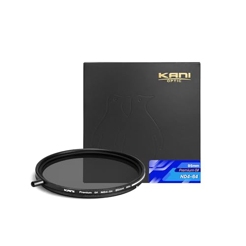 KANI 95mm 可変NDフィルター ZeroSharpシリーズ Premium ND4-64 減光効果2~6絞り分 色再現性改善 着 送料無料|Manesus店