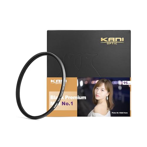 KANI 95mm ソフトフィルター Black Premium Mist No.1 ブラックミスト効果 コントラスト調整 低反射 撥水 送料無料