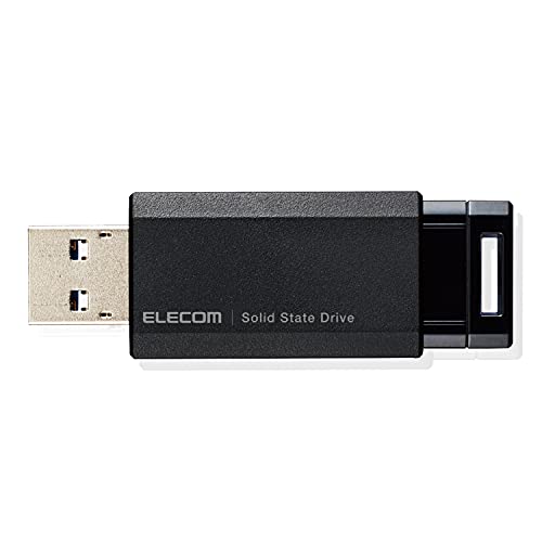 エレコム 外付けSSD 250GB USB3.2(Gen2) PS5/PS4(メーカー動作確認済) ノック式 ブラック ESD-EPK0 送料無料