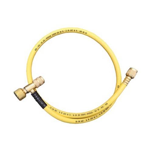 弁膜付チャージングホース/黄 90糎/R32・R410A EA101結核症-13 貨物輸送無料