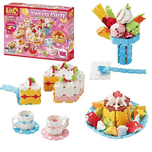 Yoshiritsu ラキュー (LaQ) スイートコレクション スイーツパーティ( Sweet Collection SWEETS P 貨物輸送無料 おもちゃ-ブロック-セット