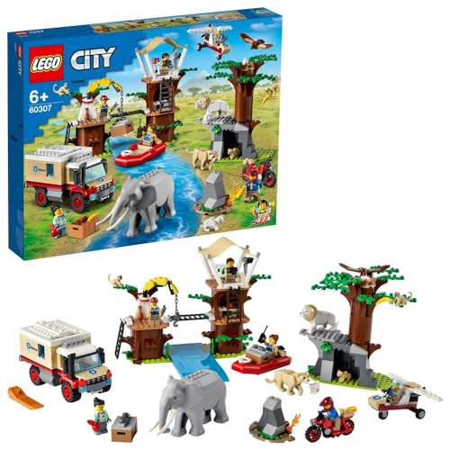 レゴ(LEGO) シティ どうぶつレスキュー軍事基地 60307 遊び道具 毛の荒物 どうぶつ お坊っちゃん 御姉さん 6歳以上 貨物輸送無料