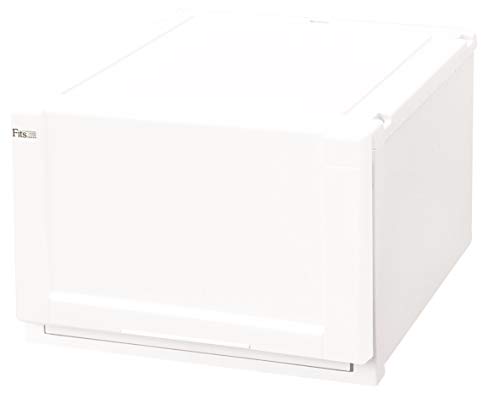 天馬 衣装ケース フィッツユニットケース クローゼット用 ホワイト 幅45×奥行55×高さ30cm 4530 2個セット 送料無料|Manesus店