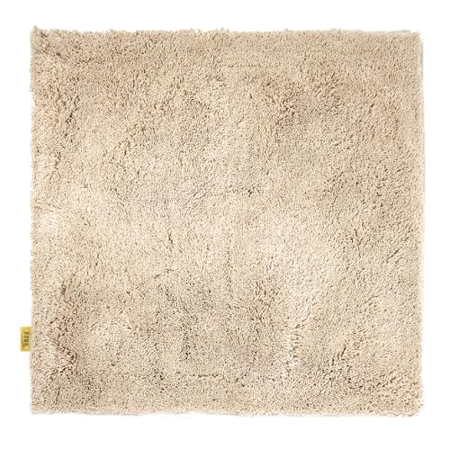 オカ(OKA) 乾度良好Dナチュレ バスマット 約70cm×70cm ベージュ ( 吸水 速乾 かんどりょうこう 洗える 大判 足拭きマ 送料無料