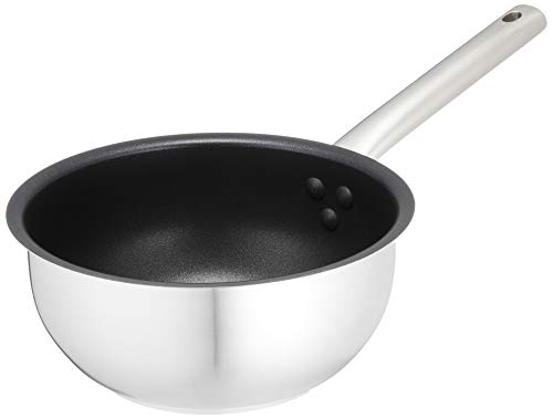 遠藤商事 業務用 ムラノ ソテーパン 18cm IH対応 18-8ステンレス/内面テフロン加工 ASTI201 送料無料