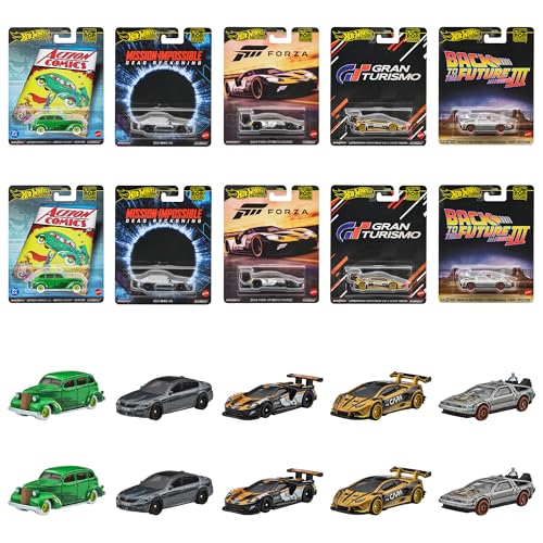 ホットウィール(Hot Wheels) ポップカルチャーアソート 車馬遊び道具 ミニカー 10台入り口・入口 BOX売りわたす 3歳から マルチ 9 貨物輸送無料