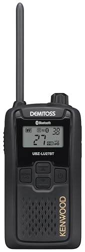 ケンウッド UBZ-LU27BT 特定小電力トランシーバー DEMITOSS(デミトス) ブラック（Bluetooth対応機種） 送料無料