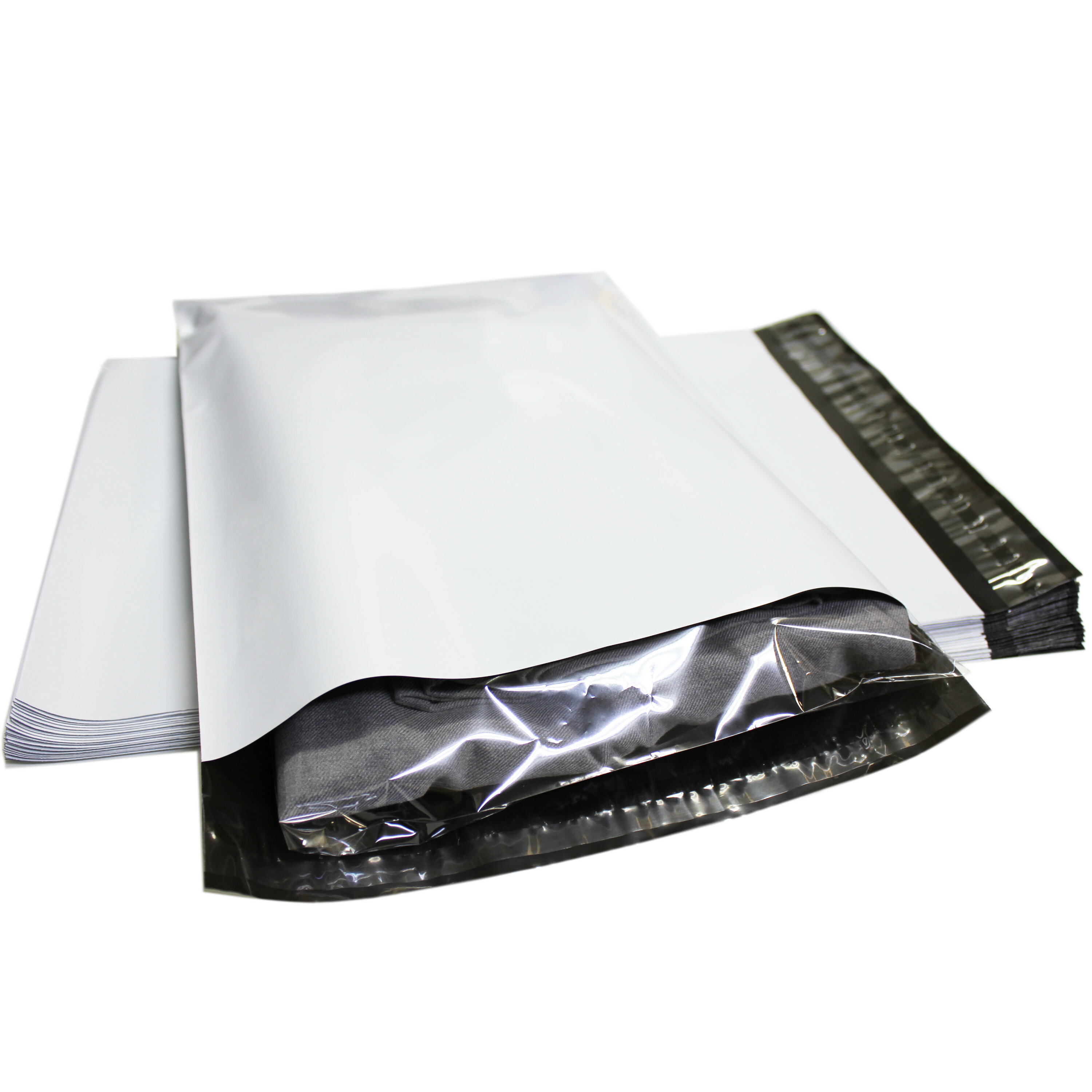 厚手 宅配ビニール袋 宅配ポリ袋 宅配袋 500枚入 340*440mm A3 サイズ 80ミクロン 透けない 強力テープ付き 封筒 フリマ画像