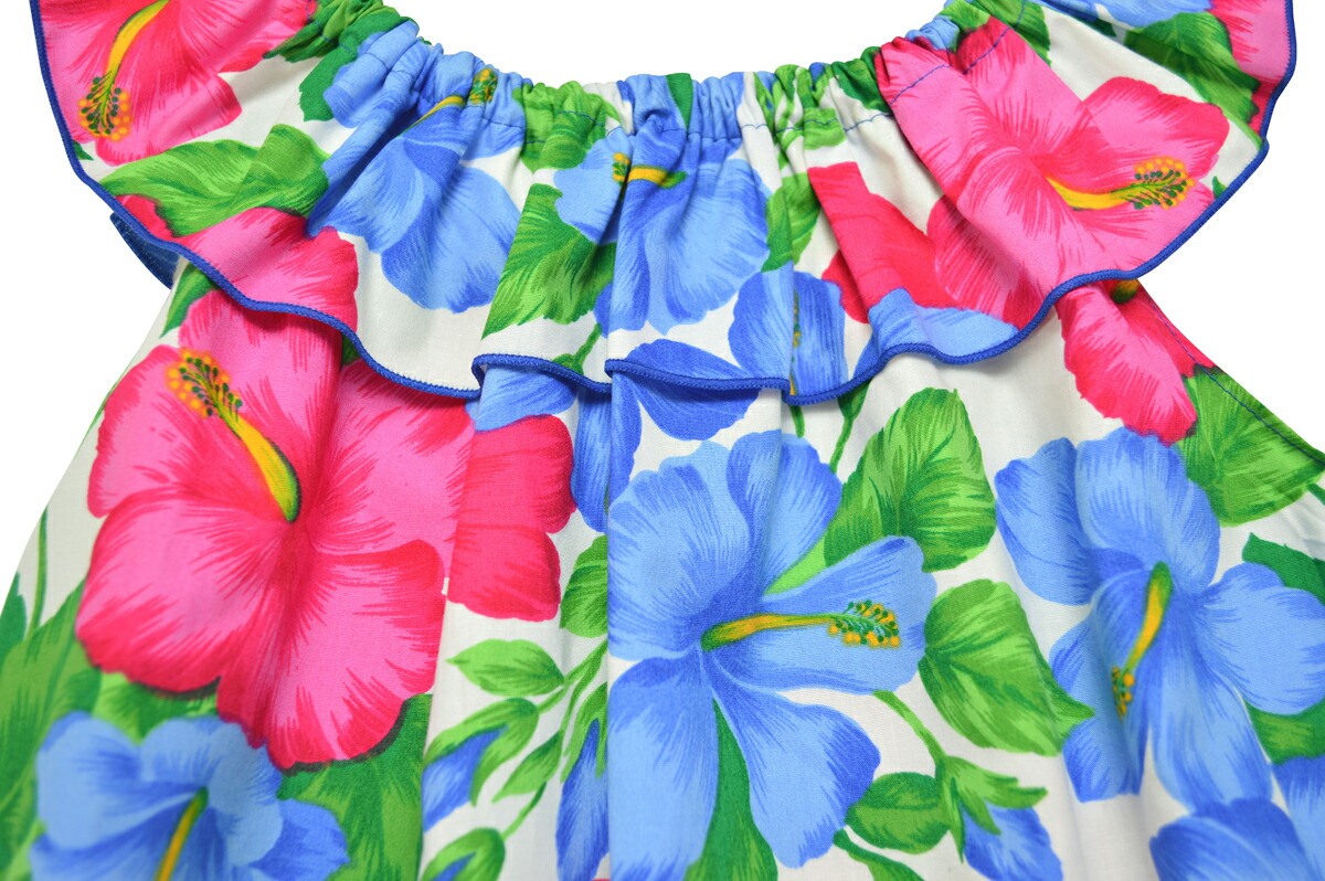 楽天市場 110cm キッズ ムームー ワンピース かりゆし 子供用 キッズ カジュアルワンピース ドレス 柄 リゾート 沖縄 お土産 結婚式 Mango ムームー ウエディング ペア お揃い かりゆしウェア専門店マンゴプラス