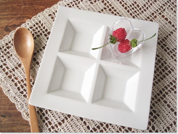 楽天市場】ホワイテスト【Whitestスクエアーオードブル 30cm