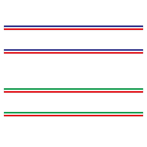 楽天市場 汎用 国旗ライン ステッカー フランス イタリア 1メートル 3cm幅 2本セット デカール 車サイド ボンネット リアドア 壁 インテリア 屋外対応 長期使用 トリコロール トリコローレ フランス イタリア Maniac Collection