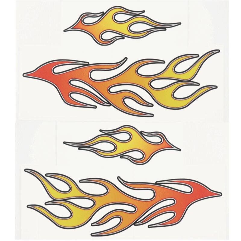 楽天市場 汎用 シルバー ファイヤー ステッカー ヘルメット かっこいい ファイヤーパターン 簡単 カスタム 左右セット ネコポス発送 フレイムス シール Ape Sr400 Tw0 Tw225 250tr バイク 車 おしゃれ カーステッカー Maniac Collection