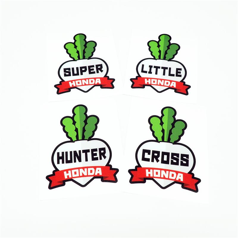 楽天市場】(マットラミ) ポップカブステッカー レッド CUB カブ