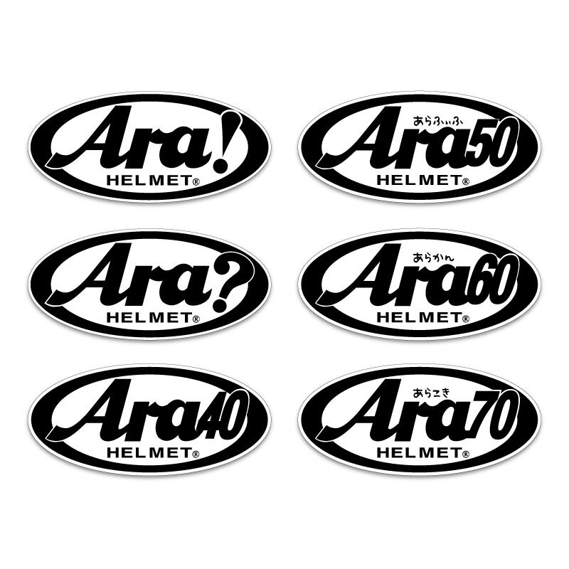 楽天市場】ARAI アライ ヘルメット ステッカー 11×5cm 1枚入り