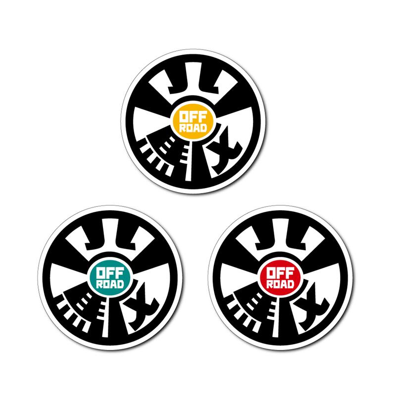 楽天市場】(反射) THE OFF ROAD LIFEステッカー 1枚 10cm AWD 四駆 4WD