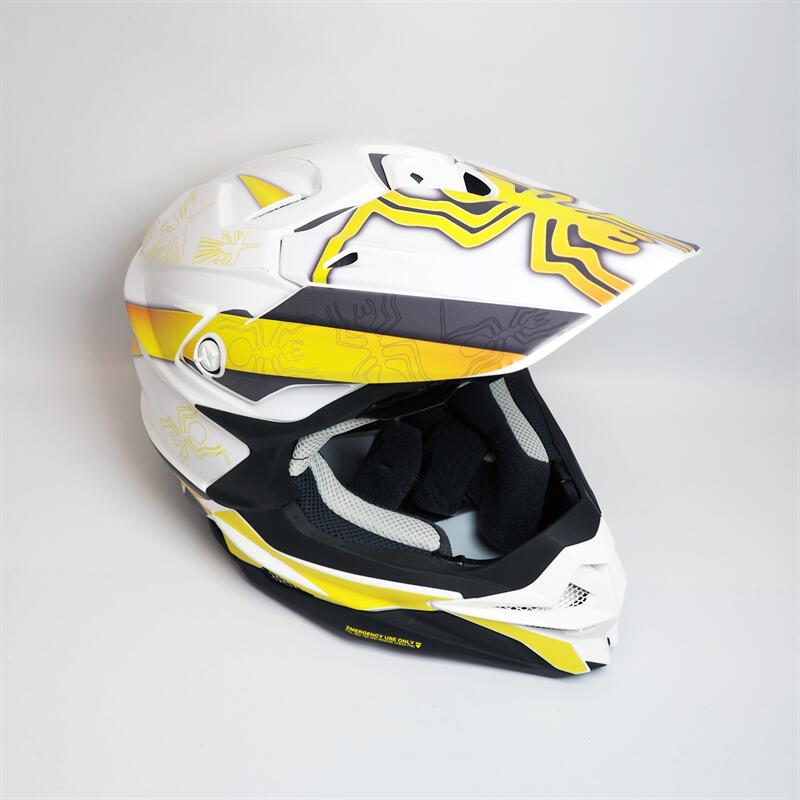 3カラー展開 VFX-WR用 ヘルメットデカール Mサイズ ナスカホワイト 地上絵 ナスカ オフロード ショウエイ モトクロス カラフル ステッカーセット バイク用品 オリジナルデザイン バイクヘルメット アクセサリー イメチェン 貼り替え シール 傷隠し かっこいい おしゃれ
