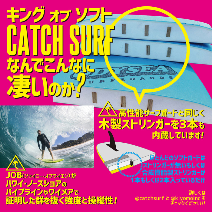 市場 ソフトボード オディシー サーフィン SURF ５.１１ LOST x メイヘム キャッチサーフ ODYSEA ロスト CATCH RNF  ５'１１”