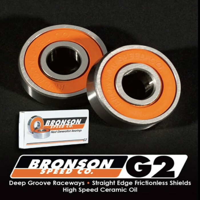 【楽天市場】スケートボード スケボー ベアリング BRONSON SPEED CO BEARING G2 ブロンソン スピードカンパニー