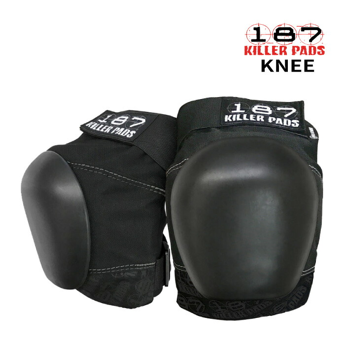 【日祝も発送】スケートボード スケボー プロテクター 187 KILLER PADS キラーパッド PRO KNEE PAD プロニーパッドSK8 スケート ストリート スポーツ用 スケーター Skateboard ひざ用 膝｜マニアック 波乗り＆スケボーSHOP