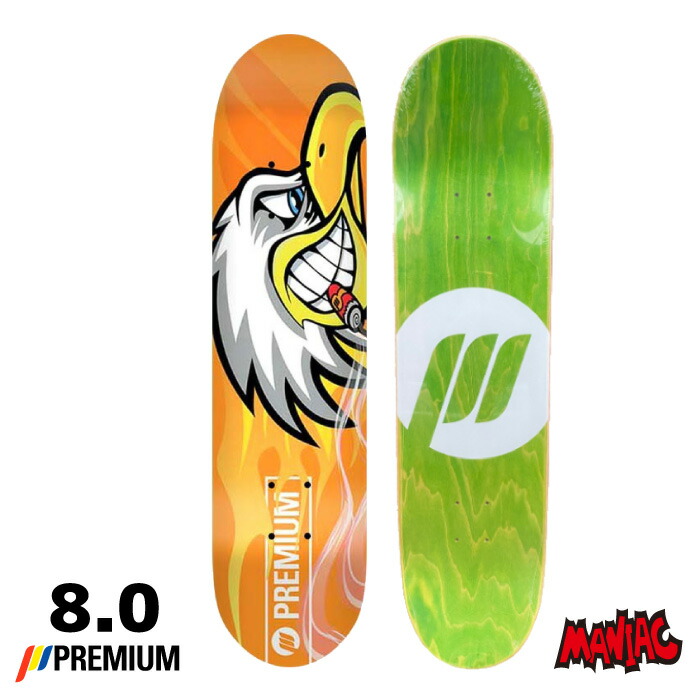 【楽天市場】スケボー デッキ 単品 スケートボード プレミアム PREMIUM SKATEBOARDS EAGLE TEAM 8.0 SK8