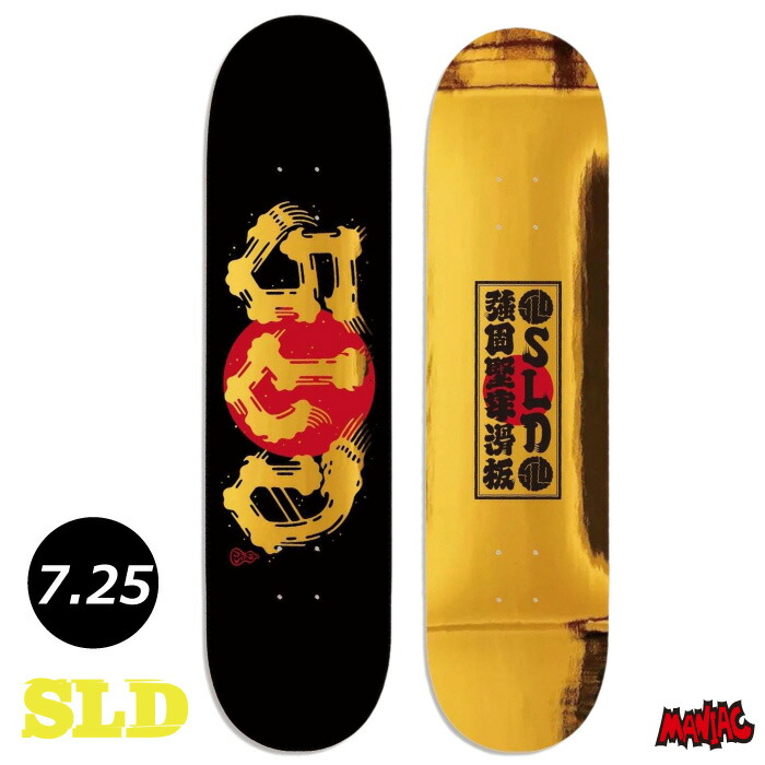 スケートボードデッキ　8.5　SLD maniac_sk-sld-dk-sldlogo-h7