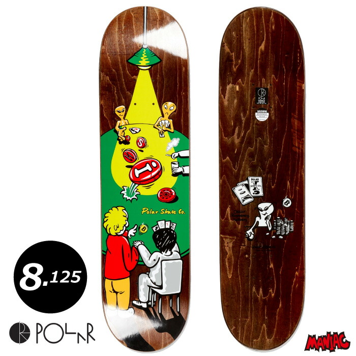 楽天市場】スケボー デッキ 単品 スケートボード POLAR ポーラー